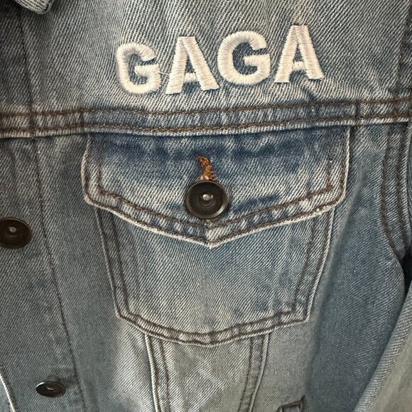GAGA Lady Gaga Joanne Tour Limited Edition Jean Jacket   *Kids XL Size* - Picture 10 of 14